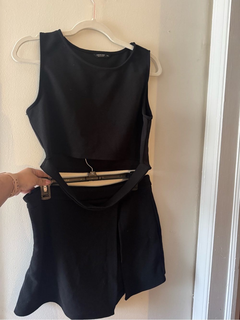 Black Women's Two-Piece Dress Set